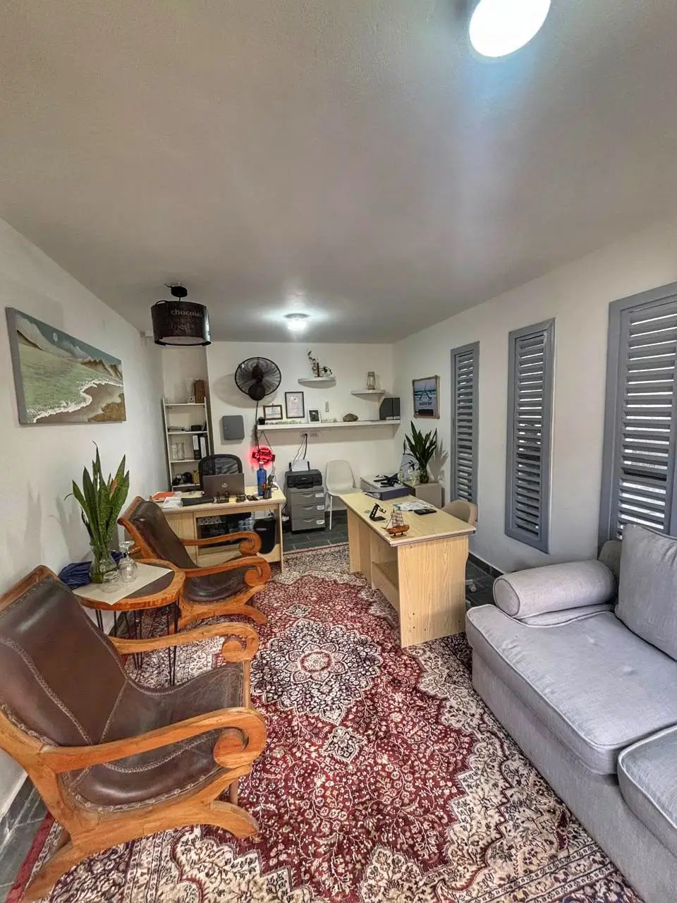 [background image] image of office reception desk (for a legal tech)